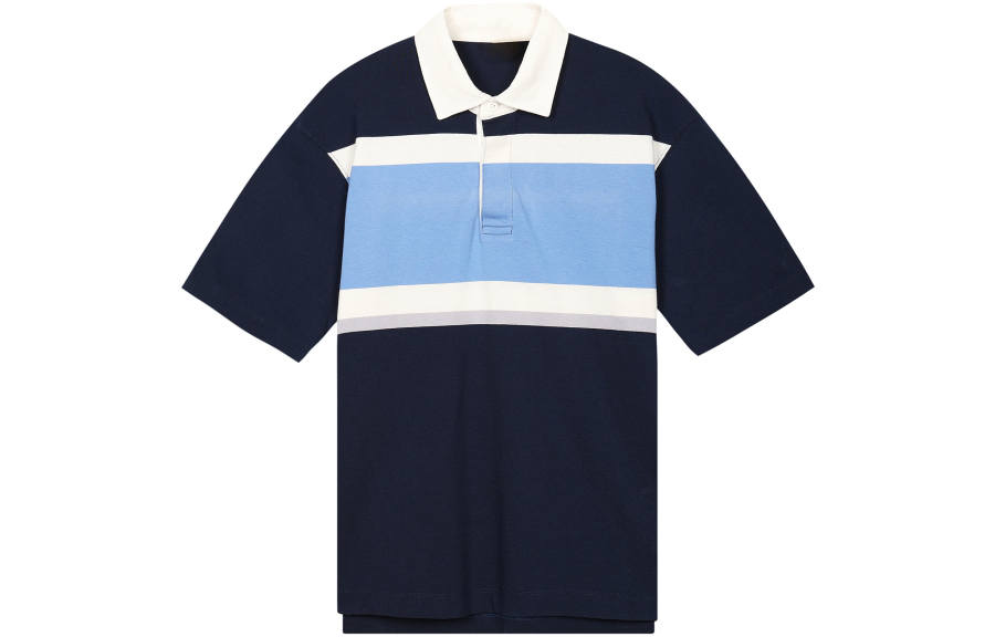 UNIQLO Polo Shirt Unisex Dark Blue