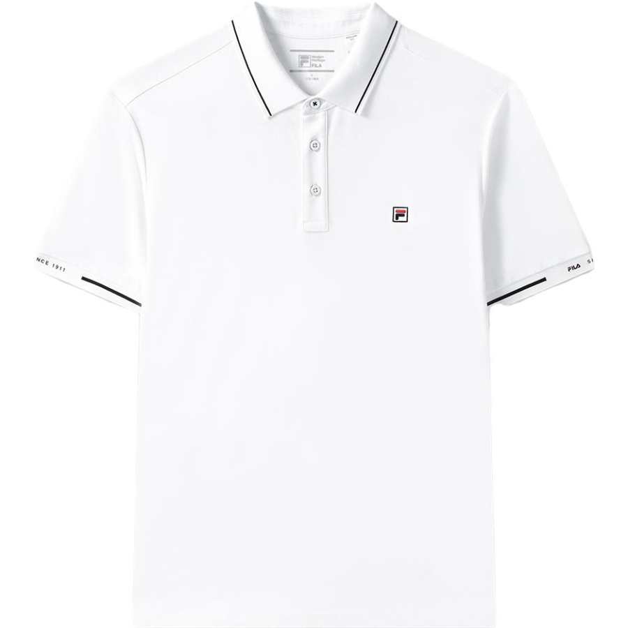 FILA Polo Shirt Men's Standard White