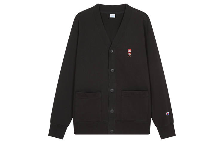 Champion V Neck Cardigan Sweatshirt Japan Version Unisex
