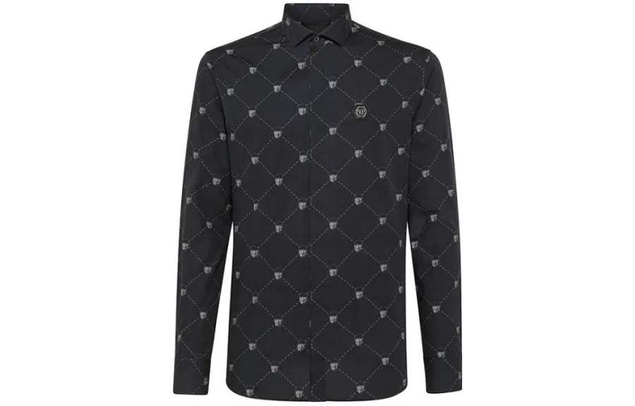 PHILIPP PLEIN SS23 Shirt Men's Black