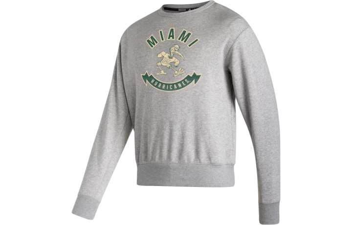 Adidas Adidas Sweatshirts Men's Gray Crew Neck Moderate Regular