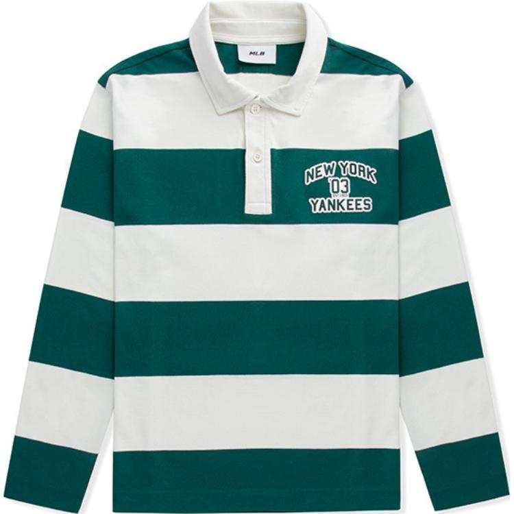 MLB Preppy Style Collection New York Yankees Polo Shirt Unisex Dark Green