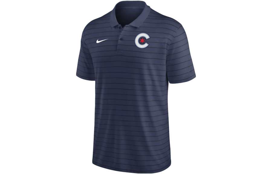 Nike Nike Polo Shirts Men's Blue Polo Collar Moderate Straight Fit