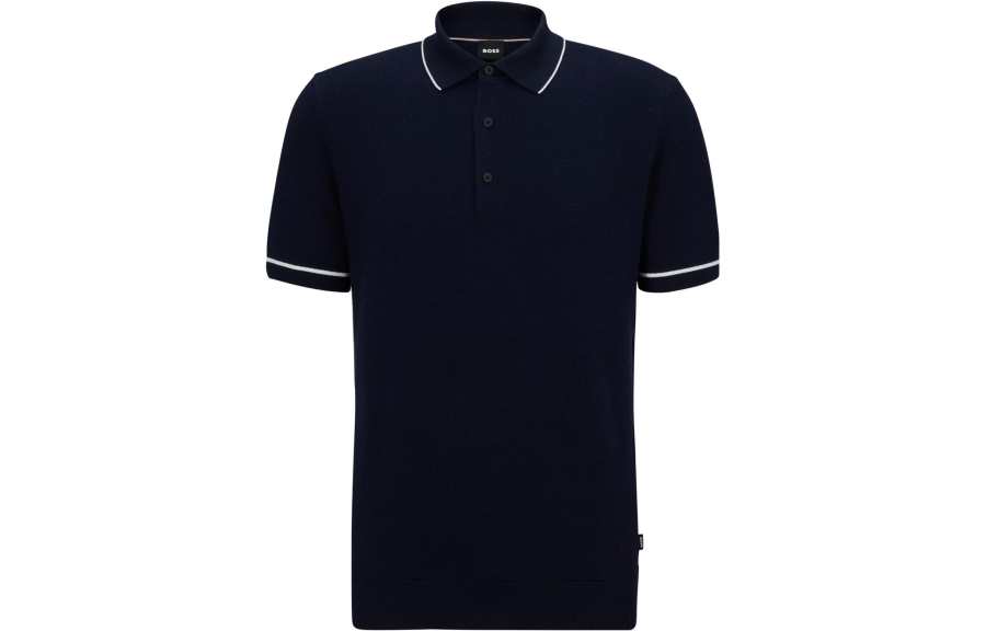 HUGO BOSS SS23 Polo Shirt Men's Marine Blue