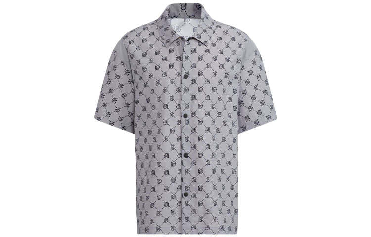 Adidas Neo Shirts Men's Gray Lapel Moderate Other