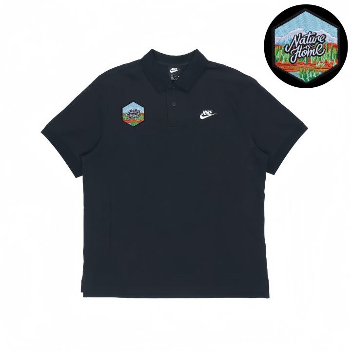 Nike Nike Polo Shirts Unisex Black Polo Collar Moderate Other