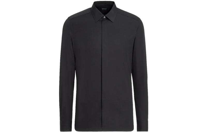Ermenegildo Zegna tailored-cut Trofeo-cotton shirt