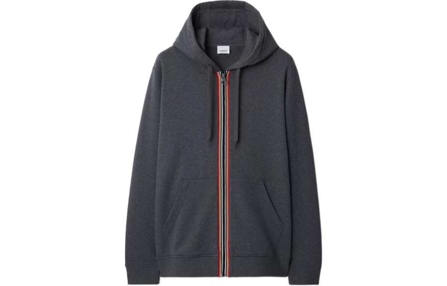 Burberry Hove Stripe Zip Hoodie