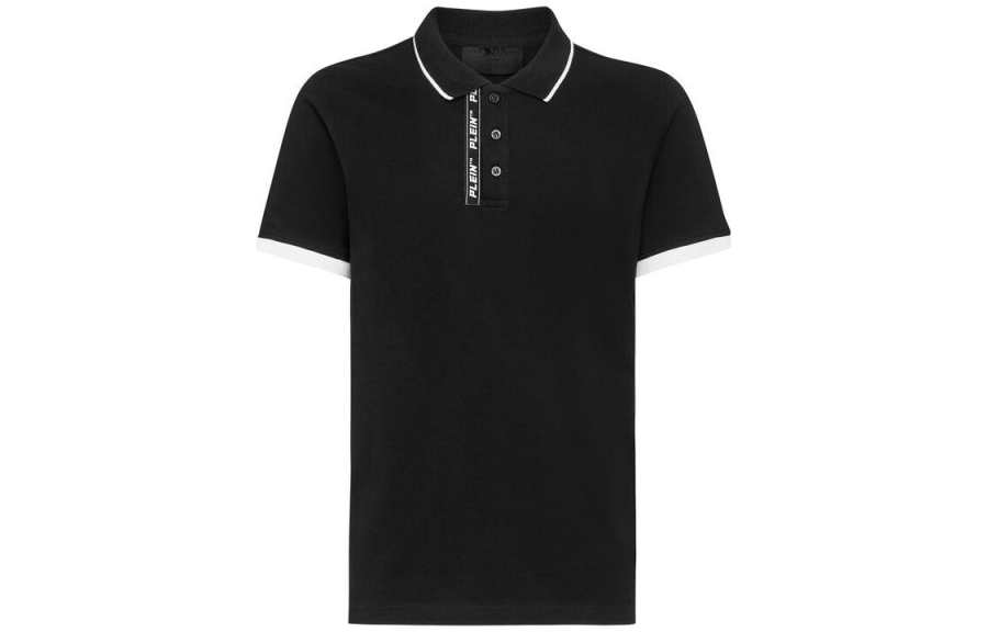 Philipp Plein logo embroidered polo shirt
