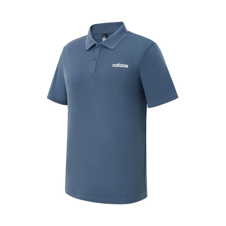 Adidas Adidas Polo Shirts Unisex Blue Polo Collar Moderate