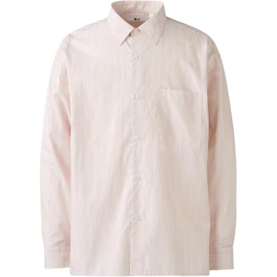 UNIQLO Shirts Unisex Pink Lapel Moderate Other
