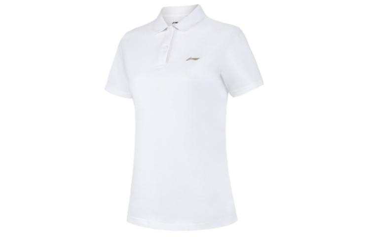 Li-Ning Li Ning Fitness Series Polo Shirt Unisex White