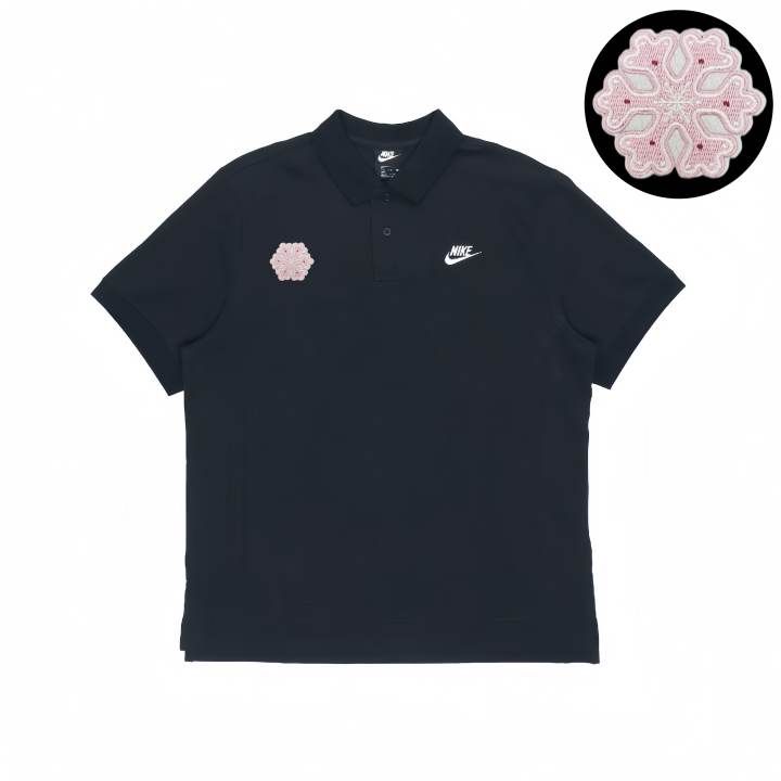 Nike Nike Polo Shirts Unisex Black Polo Collar Moderate