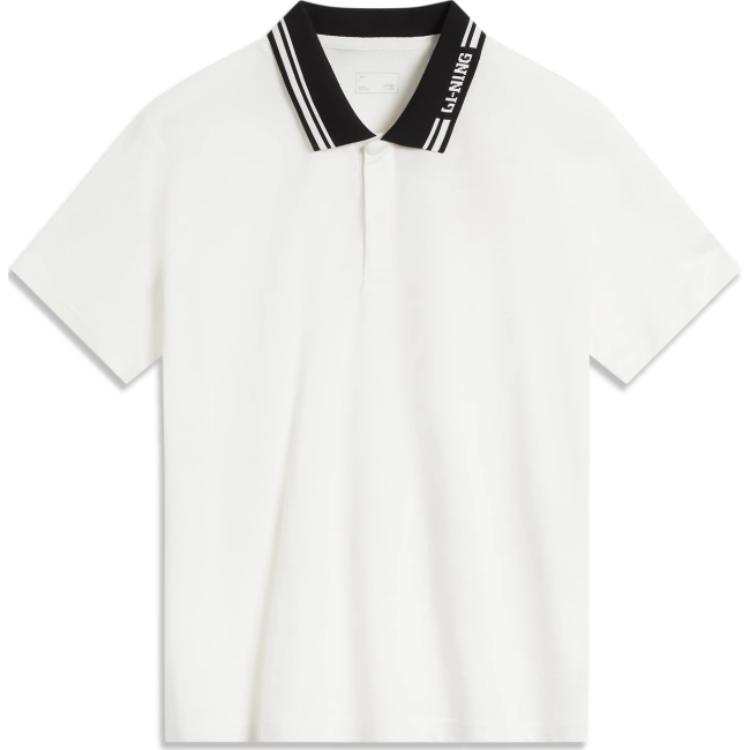 Li-Ning Li Ning Polo Shirts Men's White Moderate