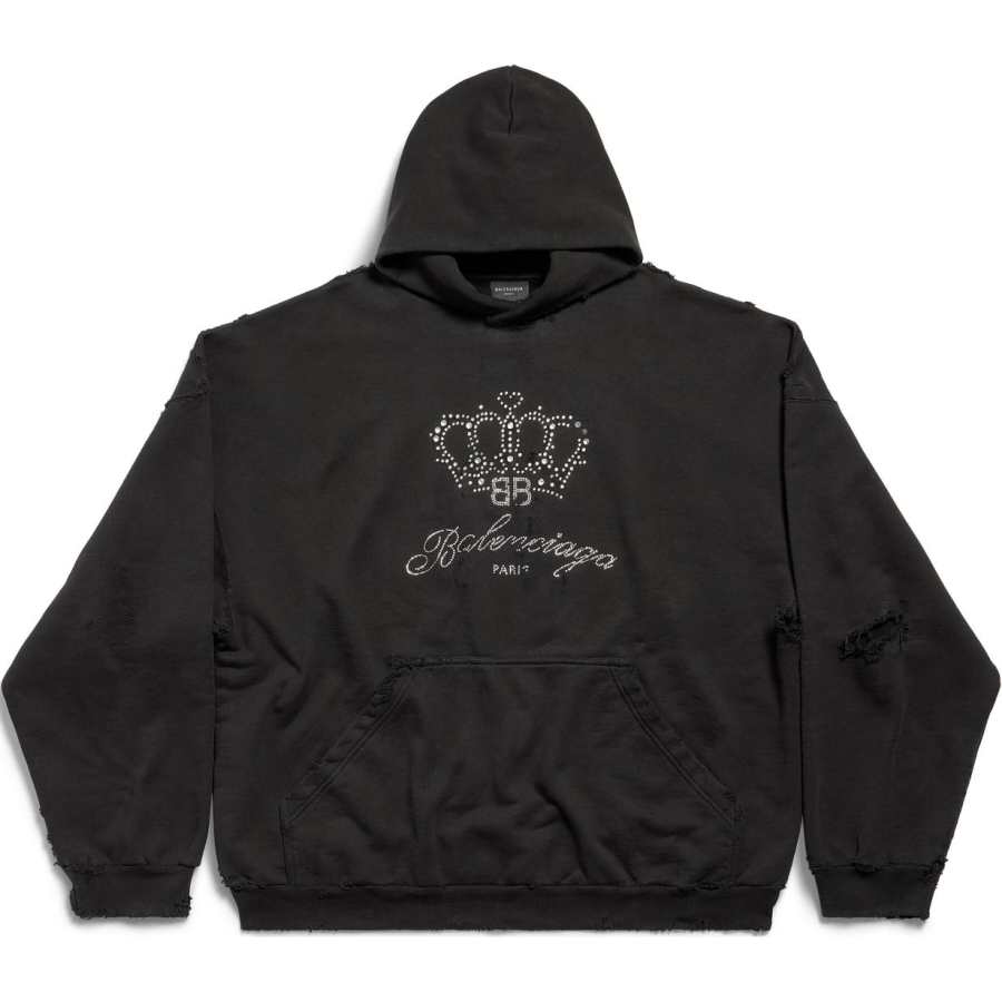 Balenciaga Sweatshirt Loose Fit Unisex Black