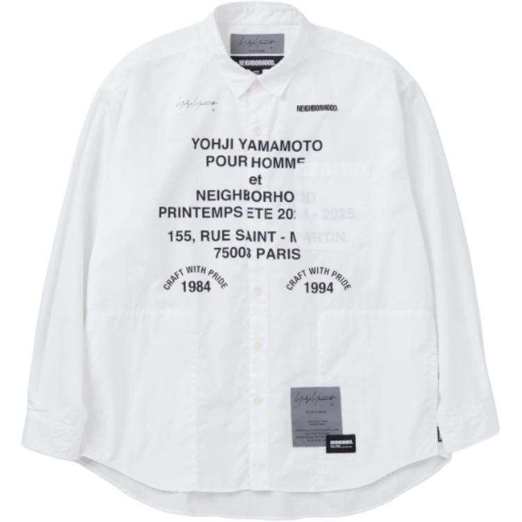 NEIGHBORHOOD Yohji Yamamoto FW24 Shirt Unisex