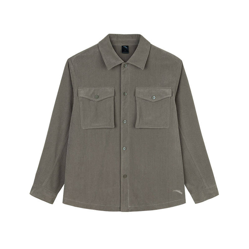 ANTA SUPERSTORE CHAOJIANTA Shirt Men's Wood Ash Gray