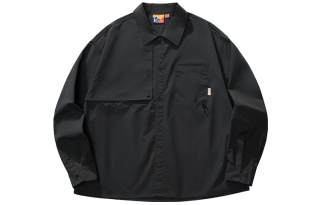 Penfield Shirts Unisex Black Stand Collar Moderate Other