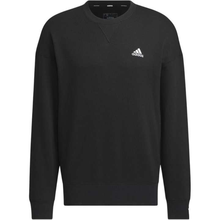 Adidas Adidas Sweatshirts Men's Black Crew Neck Moderate Other