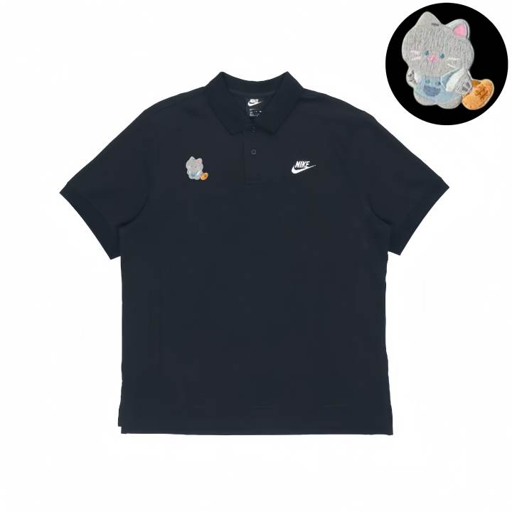 Nike Nike Polo Shirts Unisex Black Polo Collar Moderate
