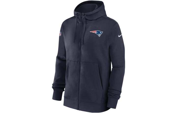 Nike Nike Sweatshirts Men's Marine Blue Hooded Moderate Cardigan