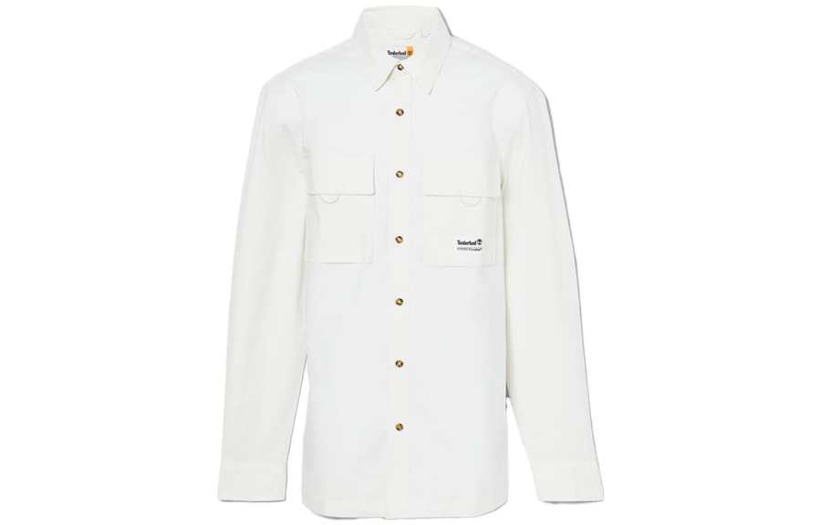 Timberland Shirts Men's White Lapel Moderate Other
