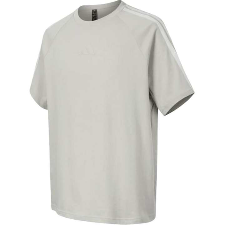 Adidas Adidas T Shirts Men's Gray Crew Neck Moderate Straight Fit