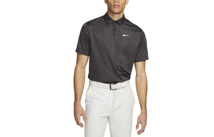 Nike Nike Dri Fit Polo Shirts Men's Anthracite Polo Collar Moderate Straight Fit