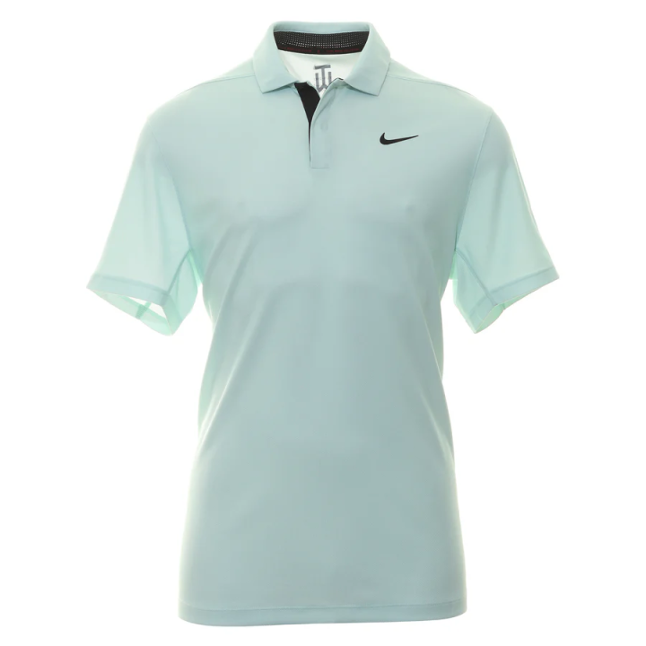 Nike Nike Polo Shirts Men's Light Blue Polo Collar Moderate Straight Fit