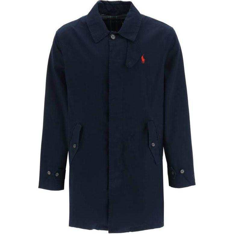 Polo Ralph Lauren Trench Coat Men's Marine Blue