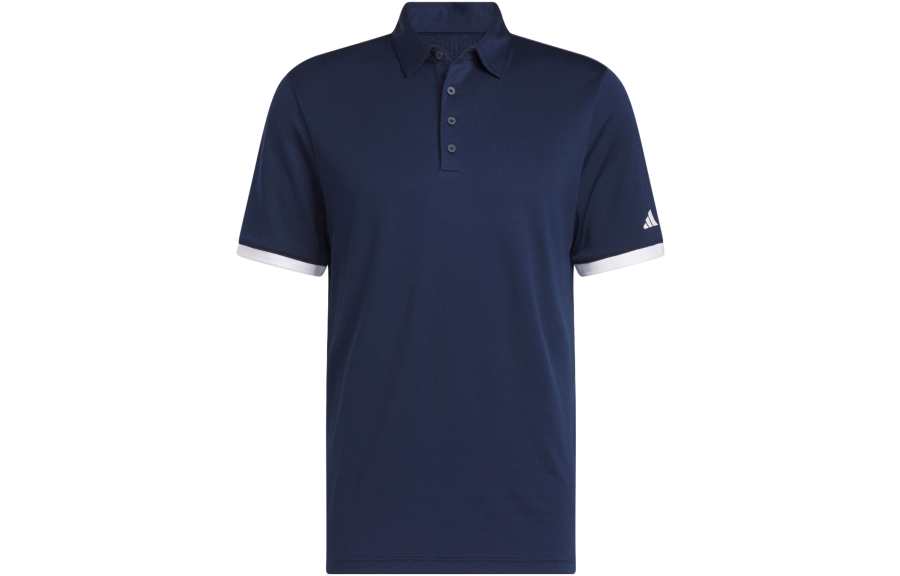 Adidas Adidas Polo Shirts Men's Navy Blue Polo Collar Moderate Straight Fit