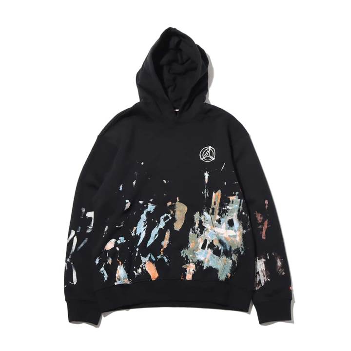 Jordan Jordan Sweatshirts Men's Black Hooded Moderate Regular