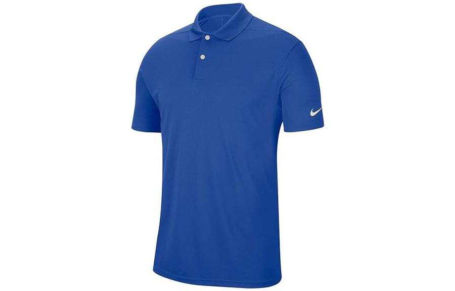 Nike Nike Polo Shirts Men's Navy Polo Collar Moderate Straight Fit