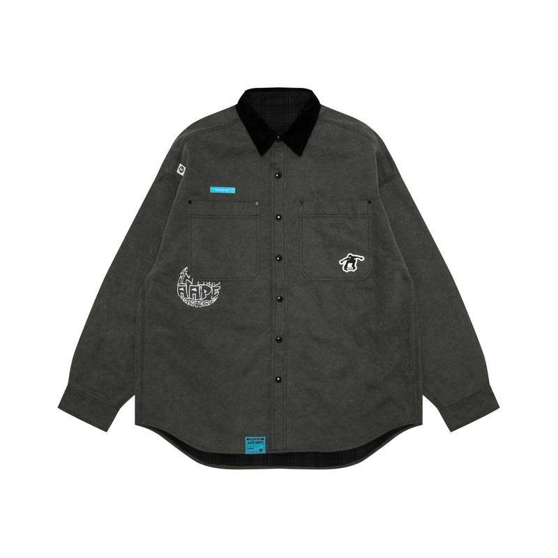Aape Aape logo-embroidered shirt