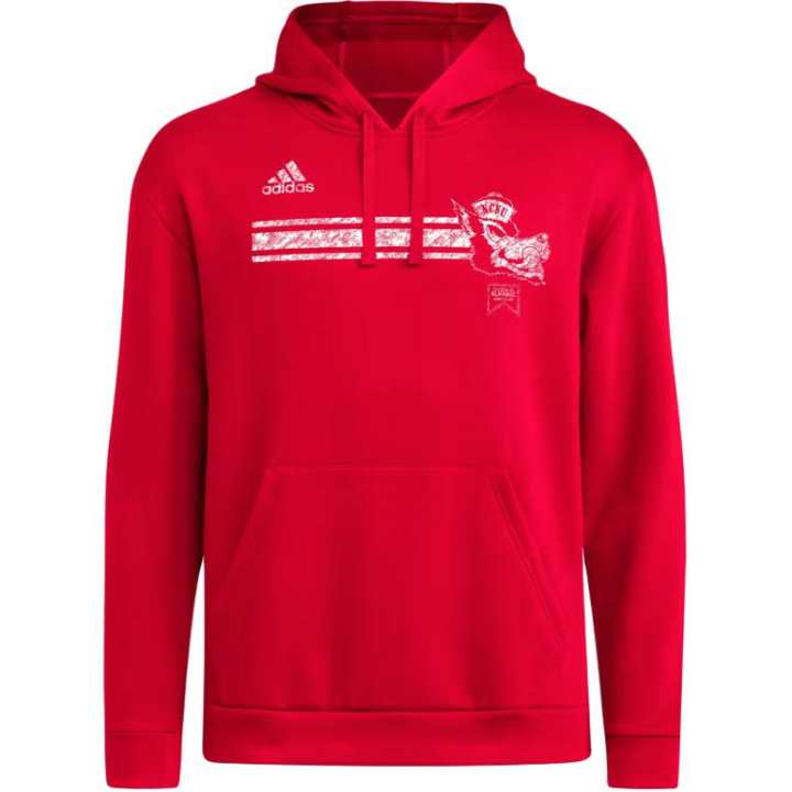Adidas Adidas Free Shipping With AdiClub Nc State Fleece Hooded Sweatshirt