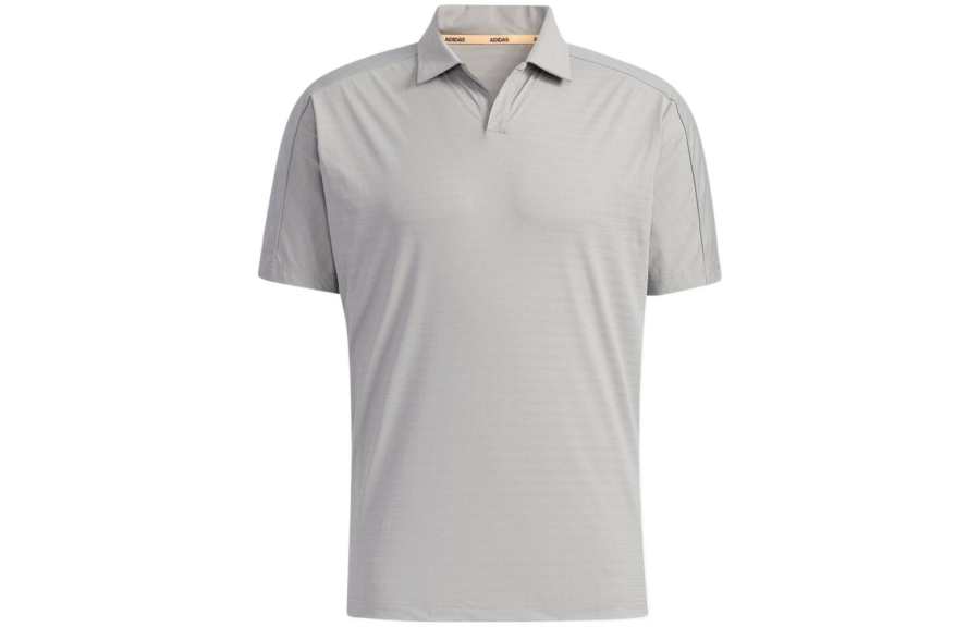 Adidas Adidas Polo Shirts Men's Gray Polo Collar Moderate Straight Fit