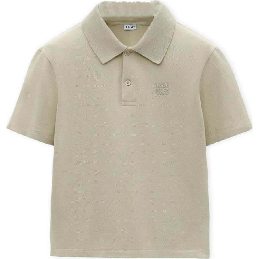 LOEWE SS25 Polo Shirt Men's Sage Green