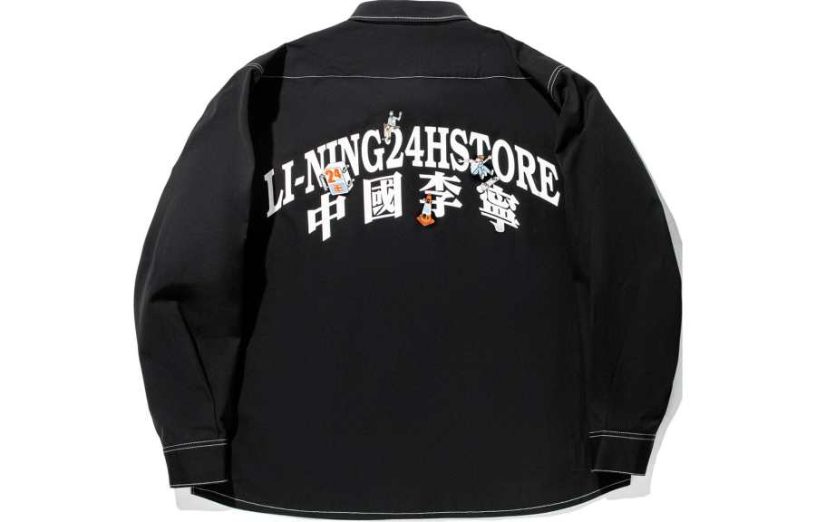 Li-Ning Li Ning x PHIL HACKETT Shirt Men's Black