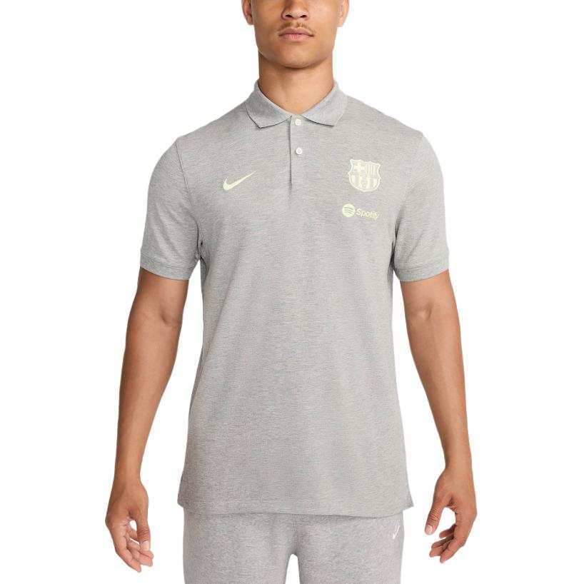 Nike Nike Dri Fit FW24 F.C. Barcelona Polo Shirt Men's Dark Gray