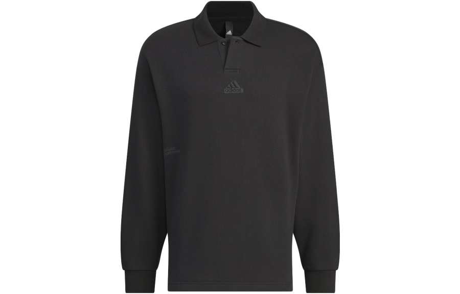 Adidas Adidas Heavy French Terry Polo Shirt Polo Shirt Unisex Black
