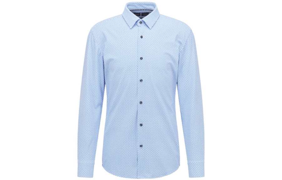 HUGO BOSS Shirt Men's Light Blue