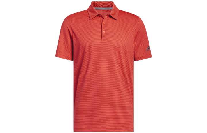 Adidas Adidas Polo Shirts Men's Bright Red Polo Collar Moderate Straight Fit