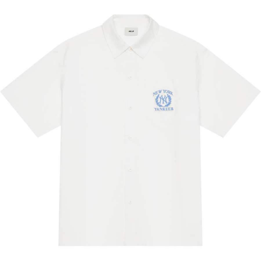 MLB New York Yankees MLB Preppy Style Collection Shirt Unisex Ecru