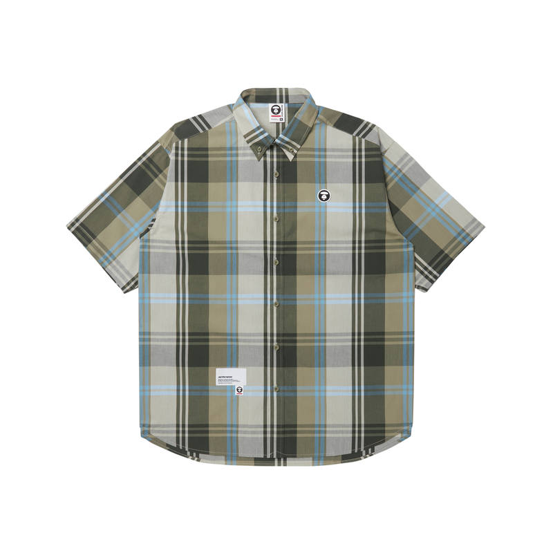 Aape Aape By *A Bathing APE® Check pattern Cotton Shirt