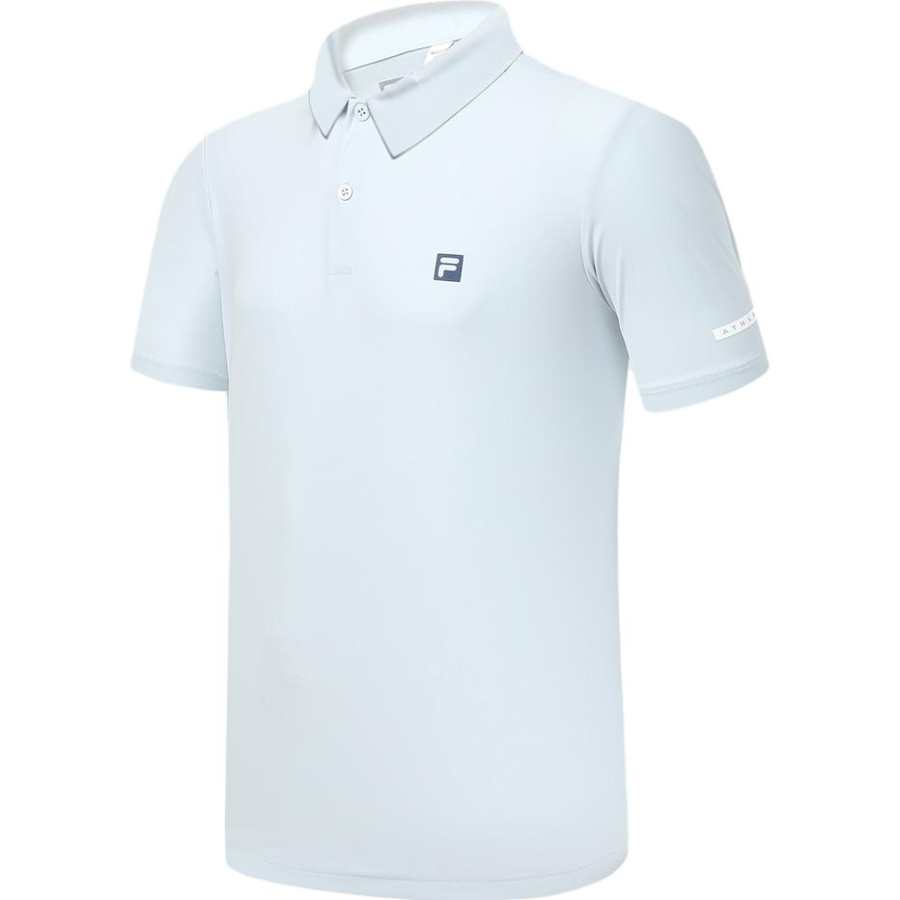 FILA Polo Shirt Men's Morning Gray Blue