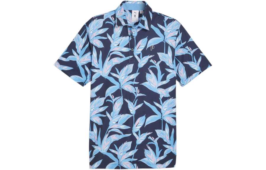 PUMA x PALM TREE CREW Polo Shirt Men's Dark Marine Blue