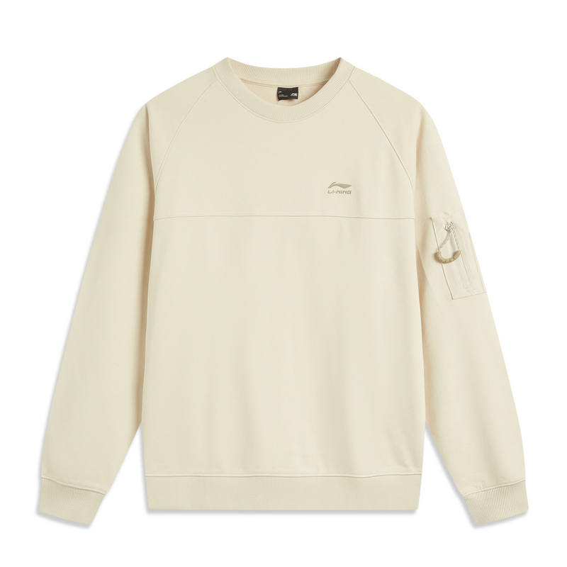 Li-Ning Li Ning Sports Life Collection Sweatshirt Men's Beige