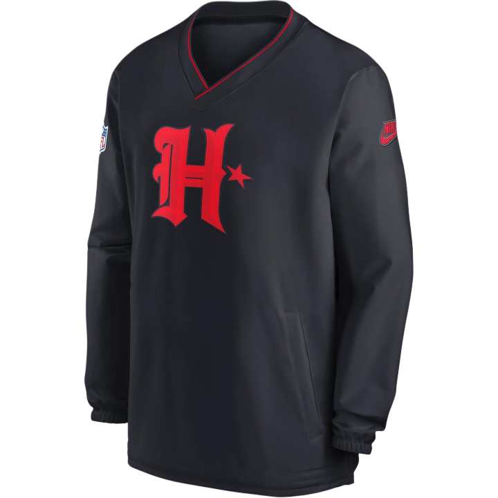 Nike Nike Houston Texans Logo Men's Nike Nfl Long Sleeve Windshirt