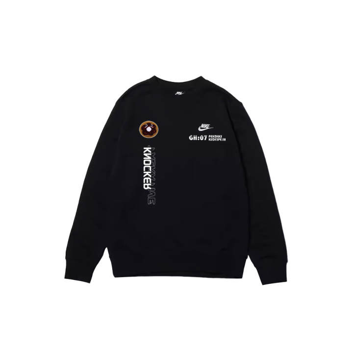 Nike Nike Sweatshirts Unisex Black Crew Neck Moderate Regular