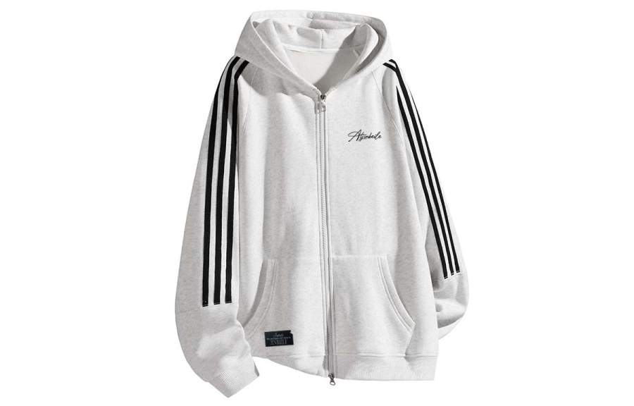 JINBEILE Sweatshirts Unisex Hooded Moderate Cardigan